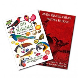 Conjunto com 2 livros Aves brasileiras ESGOTADO