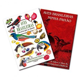 Conjunto com 2 livros Aves brasileiras ESGOTADO